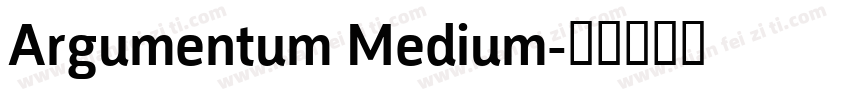 Argumentum Medium字体转换